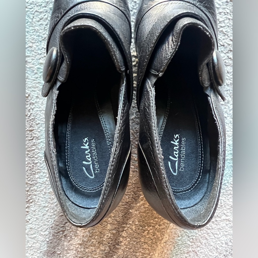 Clarks women’s size 9 Black Bendable’s - Picture 6 of 6